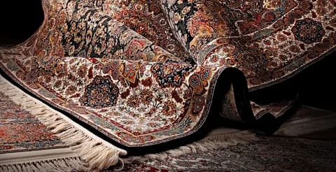 تصویر 3 از فرش ابریشمی تبریز در تنوع مختلف طرح